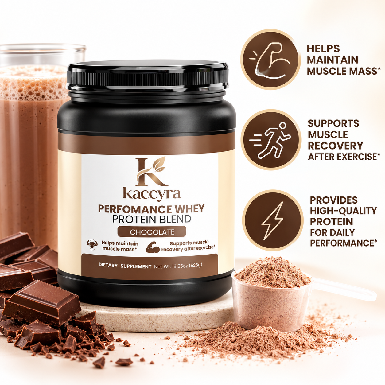 Performance Whey Protein Blend (Chocolate)