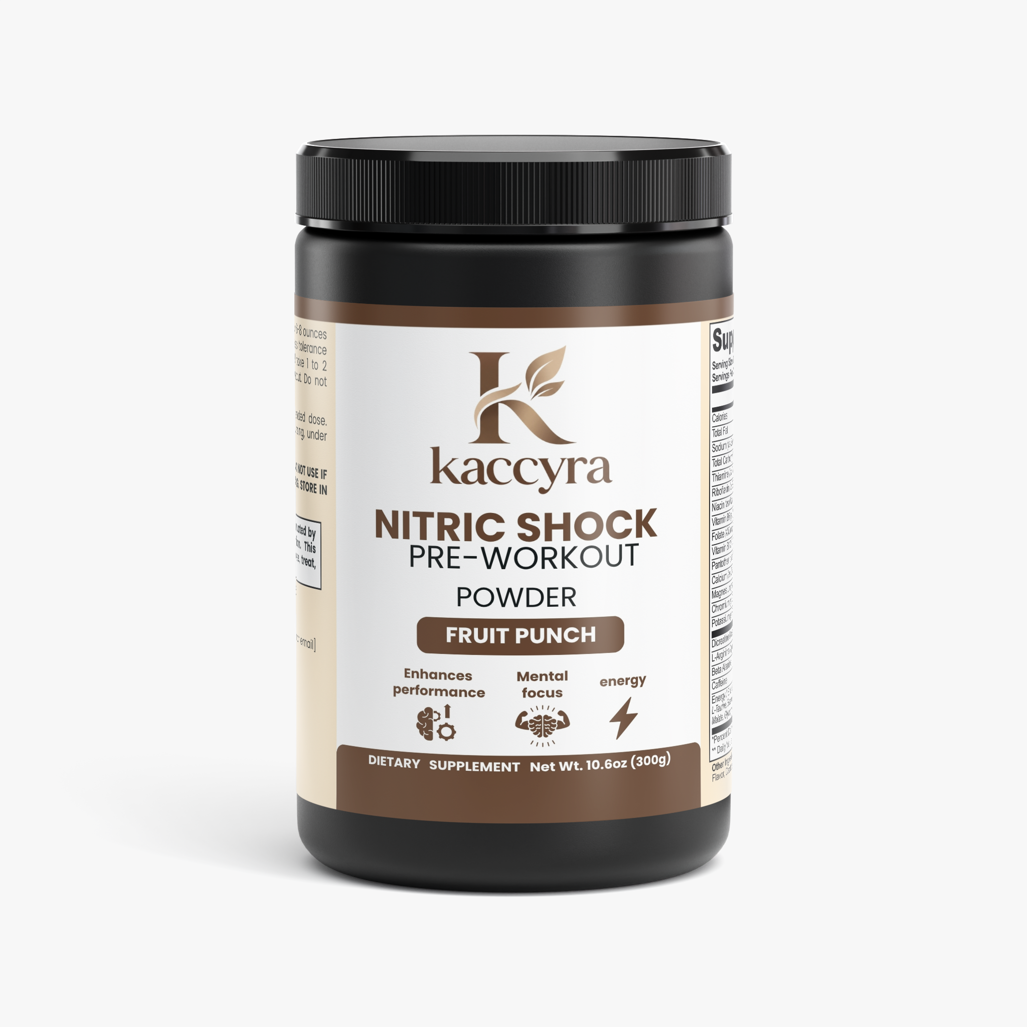 Nitric Shock Pre-Workout Powder (Fruit Punch)